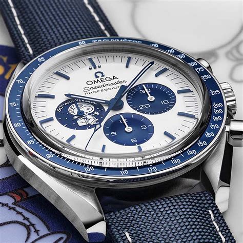 omega silver snoopy 50th anniversary.